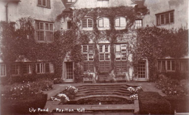 Lily Pond Papillon Hall postcard 768x468
